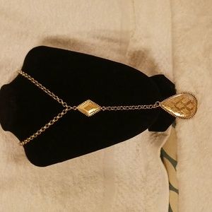 Chico's Silvertone Fashion Necklace Rolo Chain B-1 0037